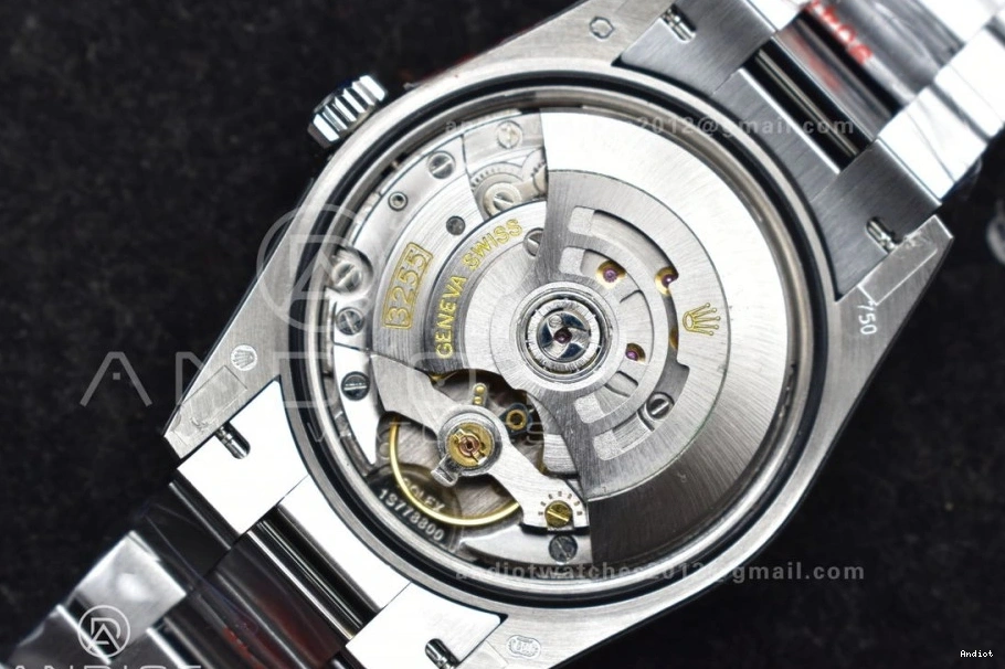 Bracelet vr3255 on Weight) Steel President 904L 36 Crystal SS QF Dial Edition Best (Gain DayDate Blue V5 0412